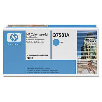 Cartucho de impresin cian HP Color LaserJet Q7581A
